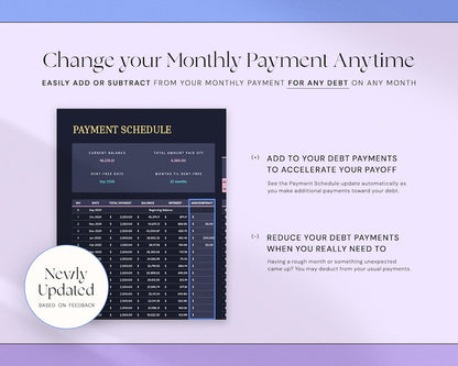 Debt Tracker™ for Excel & Google Sheets (all currencies)